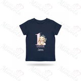 Personalised 1st Easter Organic Cotton Baby Tee: Easter Bunny Design