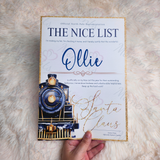 Personalised Express Train Nice List Certificate from Santa Claus. Custom Christmas Eve Box Filler - Pink or Navy