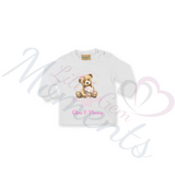 Personalised Happy Mother's Day Long Sleeved Top - Baby and Toddler - Teddy Bear Design