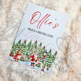 Personalised Christmas Story Book. Christmas Eve Box Fillers. Kids Custom Santa Story Booklet.