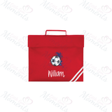 Personalised Football Splash Book Bag