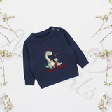 Custom My Mummy Is My Valentine Dino Sweatshirt. Baby's Valentine's Day Jumper -Multiple Colours