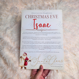 Personalised Christmas Eve Letter from Santa Claus. Custom Xmas Eve Box Filler - Santa Sack Design