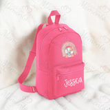 Personalised Kids Rainbow Elephant Mini Backpack