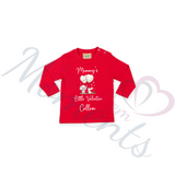 Personalised Mummy's Little Valentine Long Sleeved Top - Baby and Toddler