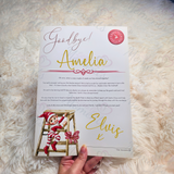 Personalised Elf Goodbye Letter - Christmas Eve - Climbing Elf