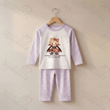 Personalised Mama's Little Monster Pyjamas | Custom Name Halloween PJ Set | Kids Halloween Nightwear