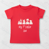 Personalised Baby "My 1st Easter" T-shirt - Easter Train Design