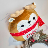 Personalised Reindeer Christmas Squidgy - 1st Christmas Reindeer Design