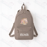 Personalised Kids Mini Rainbow Unicorn Backpack