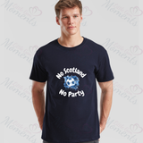 No Scotland No Party Scotland Football T-shirt for World Cup - Various Sizes - Design 2