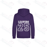 Personalised Leavers Hoodies. Custom Class of 2025 Graduation Hoodie - Nursery, Primary School, High School, College, University