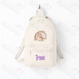 Personalised Kids Mini Rainbow Unicorn Backpack