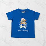 Personalised Our First Mother's Day 2026 T-shirt - Teddy Design - Pink or Blue