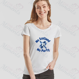 No Scotland No Party Scotland Football T-shirt for World Cup - Various Sizes - Design 2