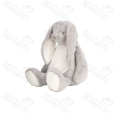 Personalised Giant "My First Easter" Bunny Teddy. Custom Grey Easter Bunny Plush