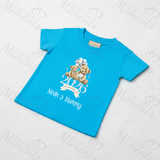 Personalised Our First Mother's Day 2026 T-shirt - Teddy Design - Pink or Blue