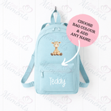 Personalised Kids Baby Giraffe Mini Backpack