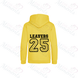 Personalised Leavers Hoodies. Custom Class of 2025 Graduation Hoodie - Nursery, Primary School, High School, College, University