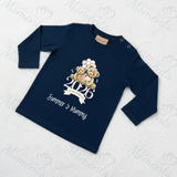 Personalised Our 1st Mother's Day Long Sleeved Top - Baby and Toddler - Teddy Bear Design