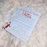 Personalised "A Magical Note" Christmas Letter from Santa. Custom Xmas Santa Letter.