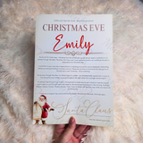Personalised Christmas Eve Letter from Santa Claus. Custom Xmas Eve Box Filler - Santa Sack Design