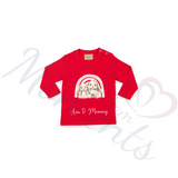 Personalised Happy Mother's Day Long Sleeved Top - Baby and Toddler - Mummy & Baby Bunny Design