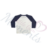 Personalised My Mummy Is My Valentine Long Sleeved Top. Kids Dino Valentine's Outfit - Red or Navy