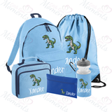Personalised Mega Back To School Essentials Bundle - Green Dinosaur