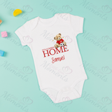 Personalised "It's Coming Home" England World Cup Baby Bodysuit