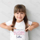 Personalised Class of 2026 Leavers Graduation T-shirt - "Our Last Summer" 26 Leaver