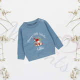 Custom Mummy's Little Valentine Sweatshirt. Baby's Valentine's Day Jumper -Multiple Colours - Bunny Rabbit