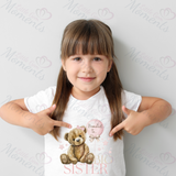 Personalised Promoted To Big Sister/Big Brother T-shirt - Pink or Blue
