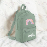 Personalised Kids Rainbow Mini Backpack