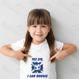 Personalised "Yes Sir, I Can Boogie" Scotland Football T-shirt for World Cup - All Sizes - Flag Design