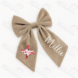 Personalised It's Coming Home England World Cup Football Hair Bow