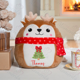Personalised Reindeer Christmas Squidgy - Christmas Tree Design