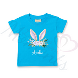 Personalised Kids Easter Bunny Ear T-shirt