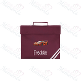 Personalised Sports Car Book Bag