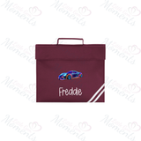 Personalised Neon Car Book Bag