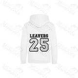 Personalised Leavers Hoodies. Custom Class of 2025 Graduation Hoodie - Nursery, Primary School, High School, College, University