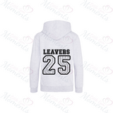 Personalised Leavers Hoodies. Custom Class of 2025 Graduation Hoodie - Nursery, Primary School, High School, College, University