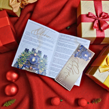 Personalised Christmas Story Book - Navy Believe Train and Ticket. Christmas Eve Box Fillers