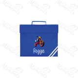 Personalised Neon Dirt Bike Book Bag