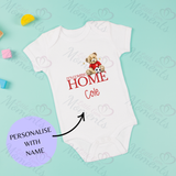 Personalised "It's Coming Home" England World Cup Baby Bodysuit