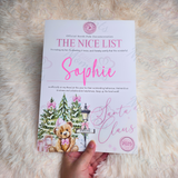 Personalised Nice List Certificate - Pink North Pole Design. Custom Christmas Eve Box Fillers