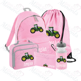Personalised Mega Back To School Essentials Bundle - Embroidery Style Tractor