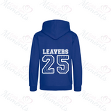 Personalised Leavers Hoodies. Custom Class of 2025 Graduation Hoodie - Nursery, Primary School, High School, College, University