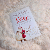 Personalised Nice List Certificate from Santa Claus. Custom Xmas Eve Box Filler - Santa Sack Design