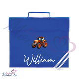 Personalised Tractor Book Bag - Design 2